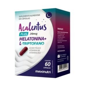 Acalentus Melatonina Zero 60 Cápsulas - Maxnutri