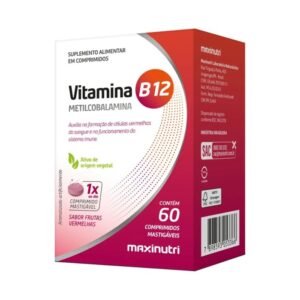 Vitamina B12 C/60 Comprimidos Mastigáveis - Maxinutri