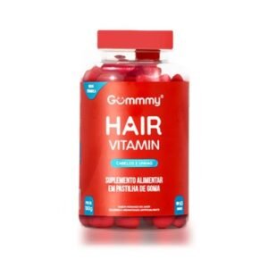 Vitamina Gummy Hair Morango 60 Unidades