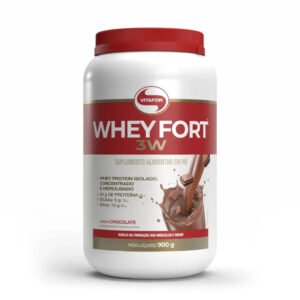 Whey Fort 3W Pote 900g Chocolate - Vitafor