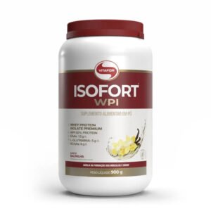 Whey Protein Isolado Isofort Baunilha Pote 900g - Vitafor